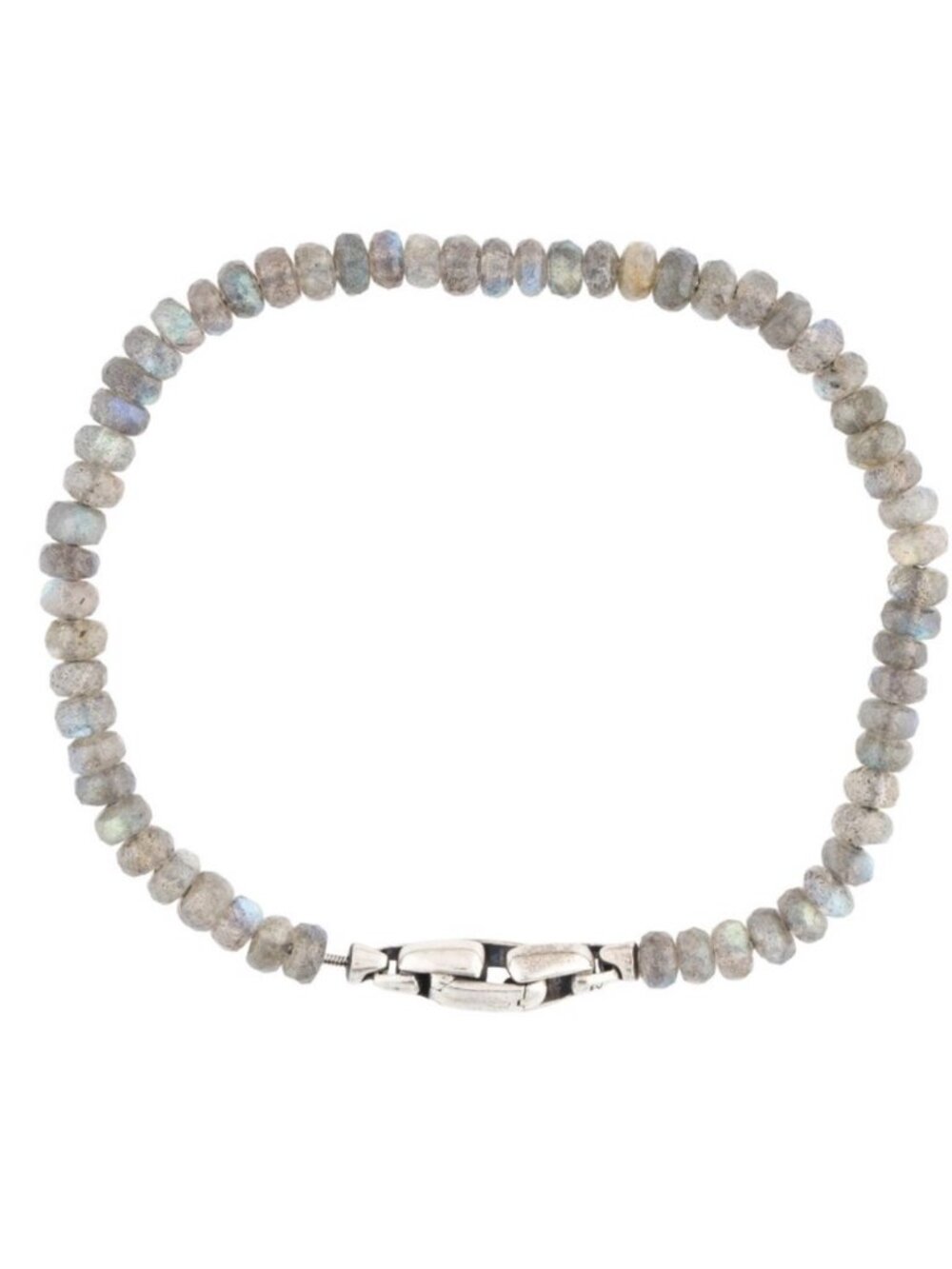 DAVID YURMAN STERLING SILVER 925 LABRADORITE SPIRITUAL BEADS BRACELET